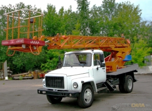 Аренда автовышки ГАЗ 18 метров телескоп